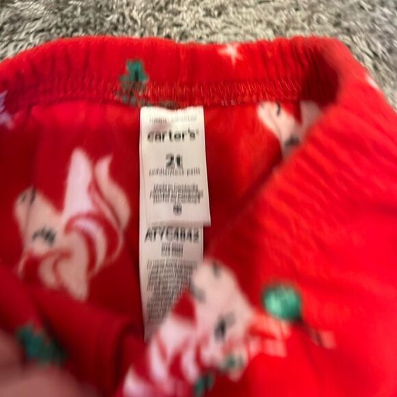 Carters Unicorn Fleece Pajamas Girls 2T NWT - Picture 4 of 4